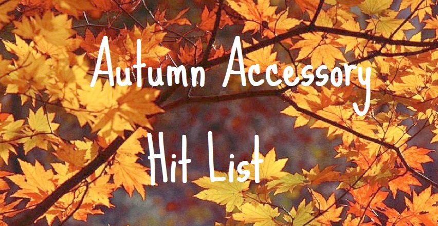 Autumn Accessory Hit List
