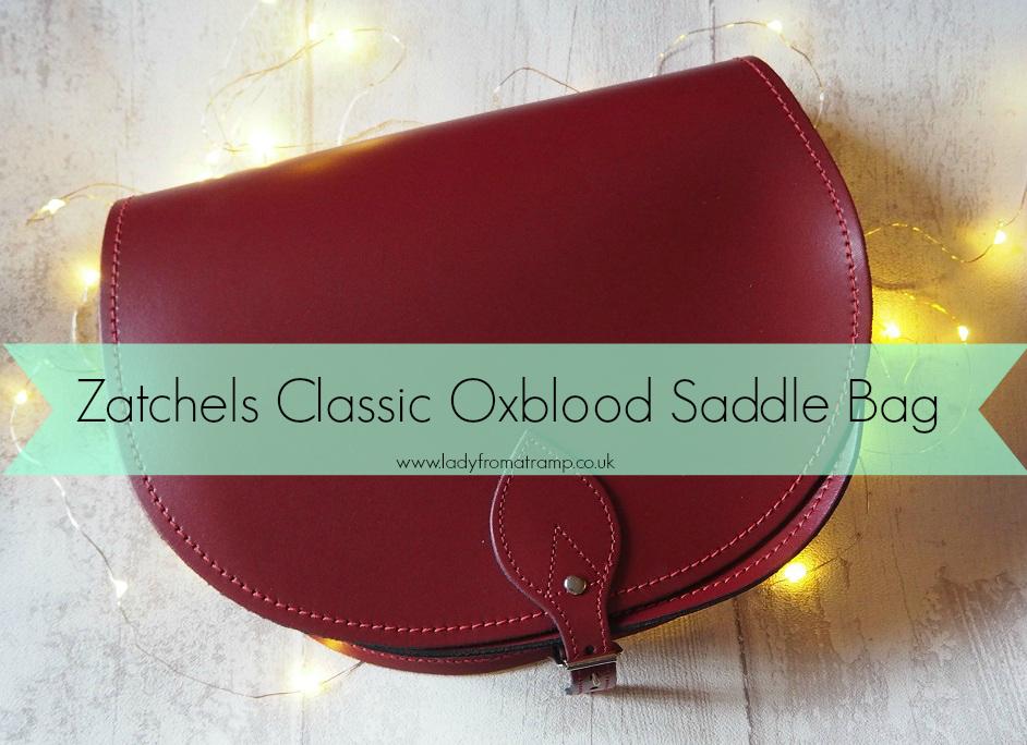 Zatchels Classic Oxblood Saddle Bag